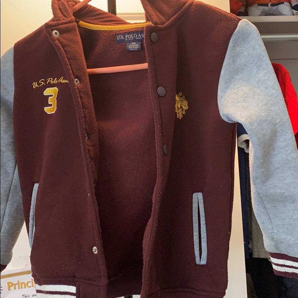 Polo jacket boys size 5-6